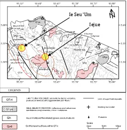 Fig -2: Geological Map of Banda Aceh Quadrangle, Sumatra [11].  