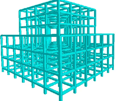 Figure 4, Rendered Isometric View Of Framed Model 