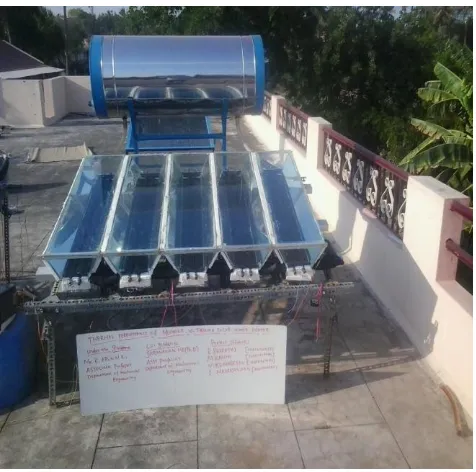 Fig -2: Special Type V-Trough Solar Water 