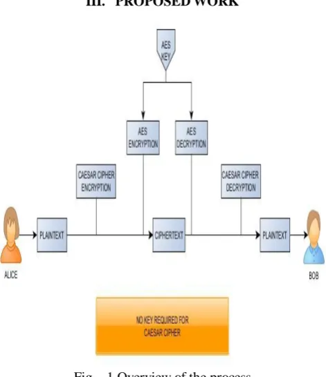 Fig – 1 Overview of the process 