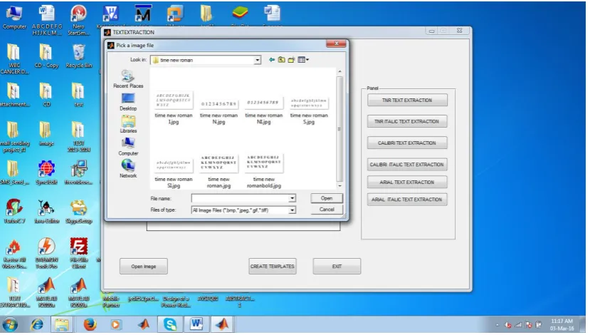 Fig. 2: GUI of the system 