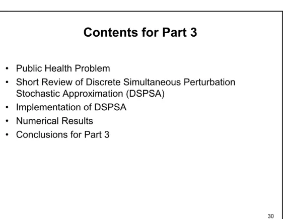 Illustration of DSPSA in Simulation-Based  Optimization for a Discrete Problem: