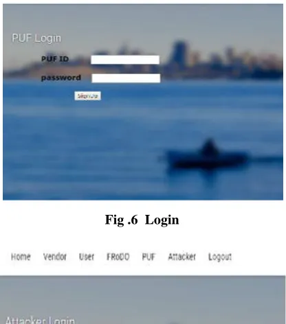 Fig .6  Login 