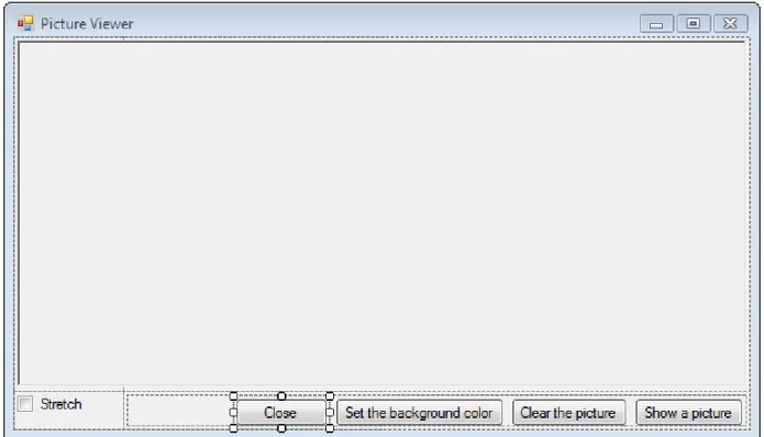 Figure 13 – Picture Viewer with four buttons 