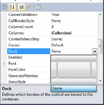 Figure 9 – Properties window with Fill selected 