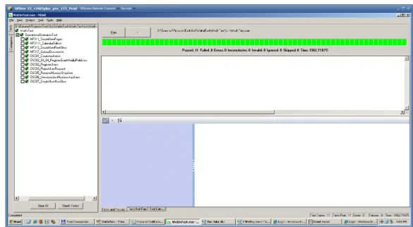 Figure 3.3: Results of running test suite successfully