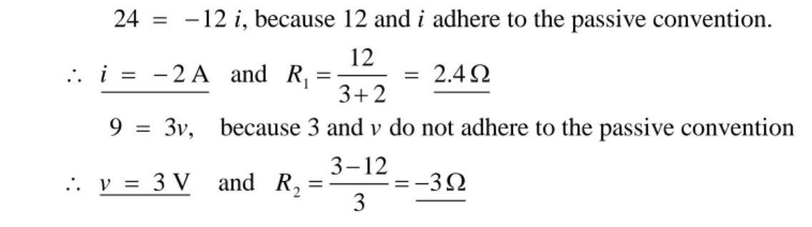 Figure P 3.2-12  Solution: We can label the circuit as follows: 