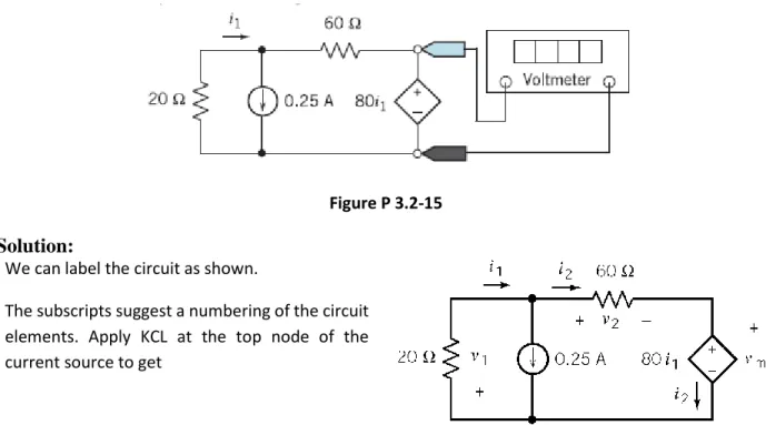 Figure P 3.2-15  Solution: 