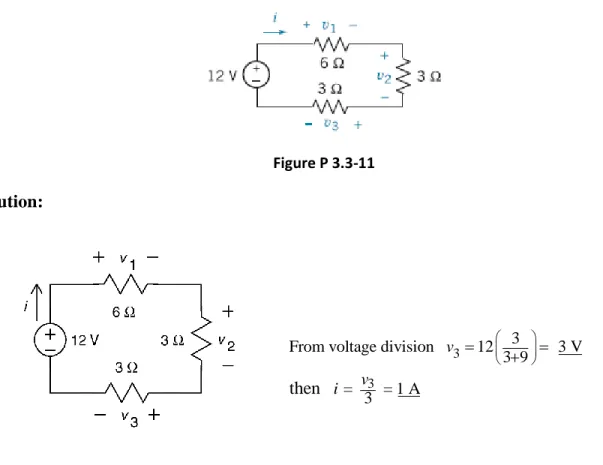 Figure P 3.3-11  Solution: 