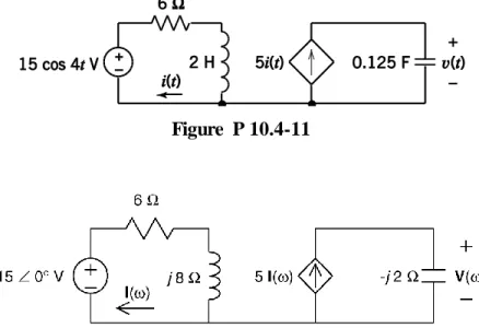 Figure  P10.4-9  Solution:   120 15201563 13.42 48 8.98 9.97  20 1.49 63 1.49Rj jCZVI          