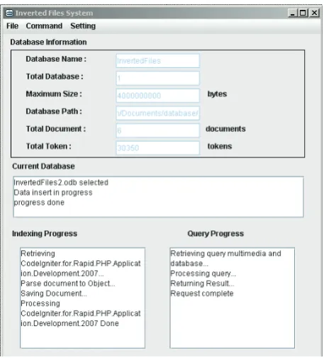Figure 7. Token Result from Indexing Process