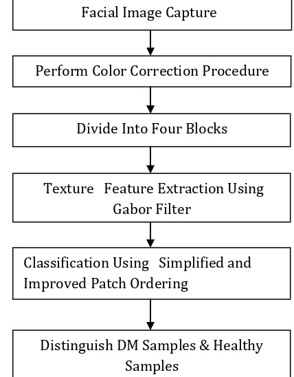 Fig-5: Flowchart for DM detection using simplified and improved Patch Ordering   