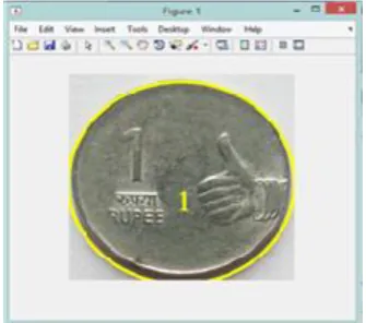 Fig. 4 One Rupee Coin Recognition 