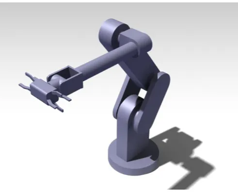 Fig-8: CAD model of robotic arm 
