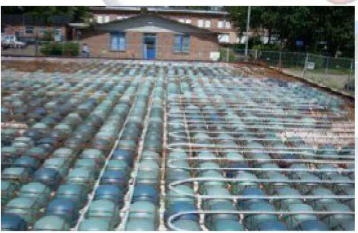 Figure 4: 60 mm diameter ball arranged at 20 mm spacing in a slab of size 600mm*300mm*100mm 