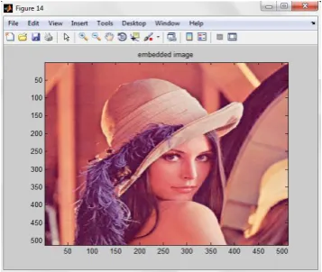 Figure 4.3. The Embedded image with payload capacity .004bpp 