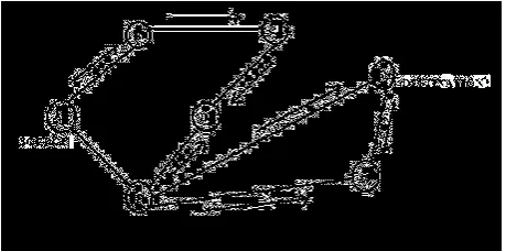 Fig  4:  Process  of  requesting  for  route  in AODV  