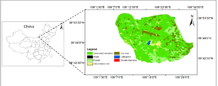 Fig. 1. Location map of Bojiang lake watershed  Materials and methods 