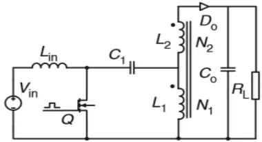 Fig 2: Sepic converter with coupled inductor 