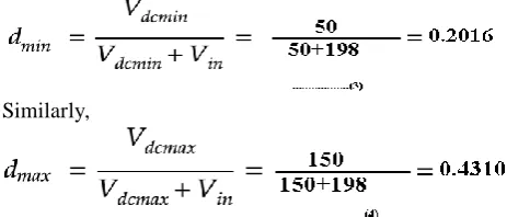Fig. 3. Conduction of S1 and S2  fed BLDC motor 