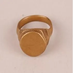 Figure 46 Arabian traditional finger-ring made of brass, 20th century AD (The British Museum 2014)