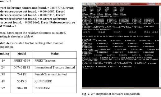 Fig -1: 1st snapshot 1 of software comparison 