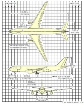Fig.7: surface at wingtip to work out pressure difference. Perspective projection.  