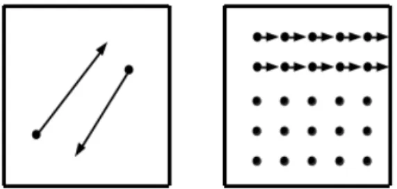 Figure 1.4: Instances of micro-states in which a continuum description fails to capture important information