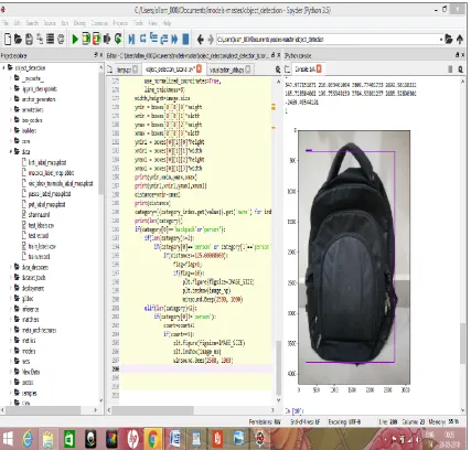 Fig 8. Showing output in Ipython Console 