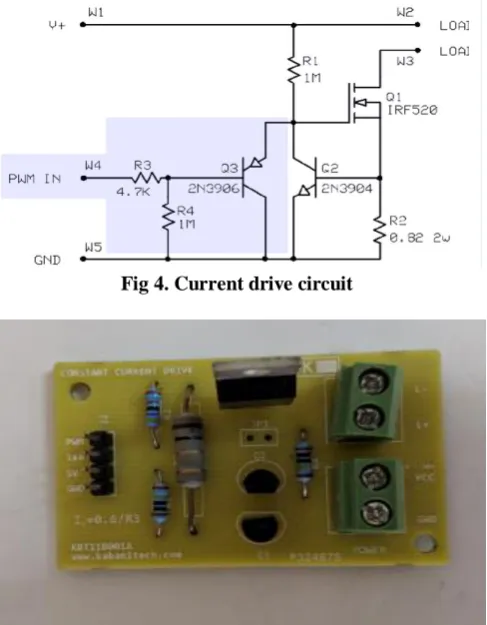 Fig 4. Current drive circuit  
