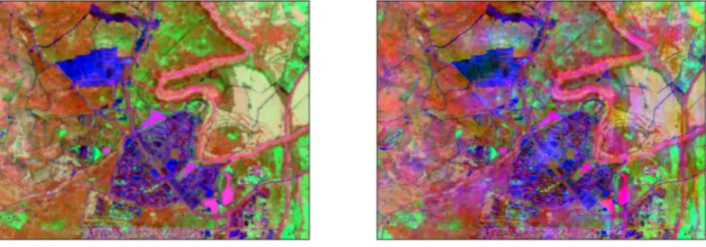 Figure 2.3: Left: matrix-based dimensionality reduction. Right: tensor-based dimension-