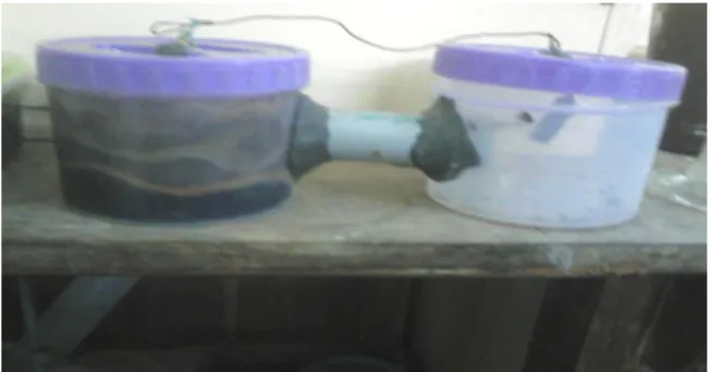 Figure 3.2a Cylindrical MFC, with Single electrode