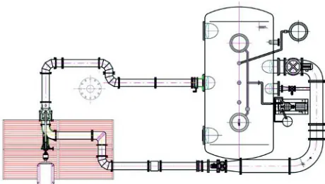 Figure 1. Mixed flow pump with 90° elbow. 