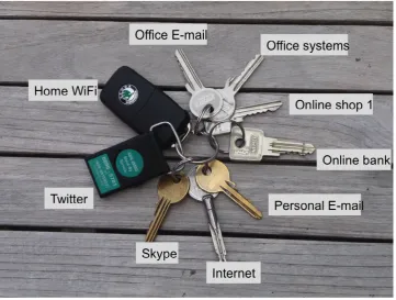 Figure 8: You have many keys – you should have many passwords for the same reason © E Gelbstein, All Rights Reserved