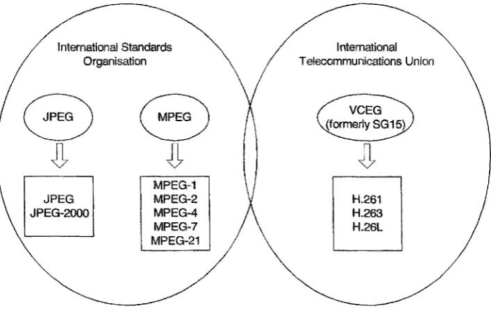Figure 4.1 International standards bodies 