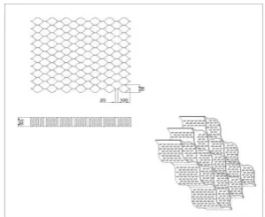 Fig.4. Schematic sketch of the reclaimed rubber cell   