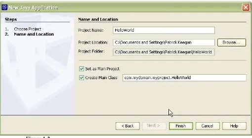 Figure 1-2New Project Wizard, Choose Project page