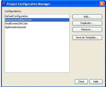 Figure 11-4Project Configuration Manager