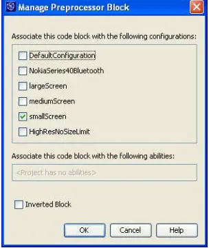 Figure 11-6Manage Preprocessor Block dialog box