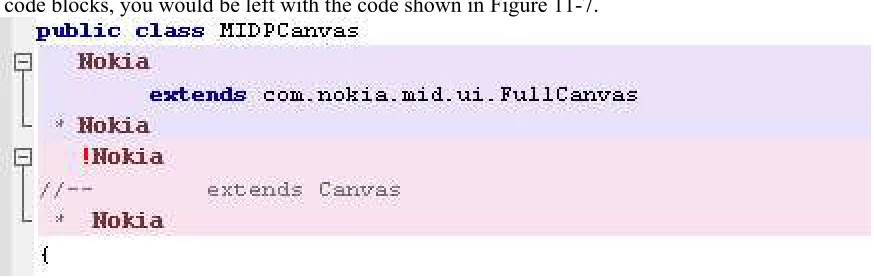Figure 11-7Duplicated code blocks in the Source Editor