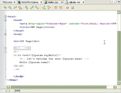 Figure 2-7Form Editor Design View in the Source Editor window.