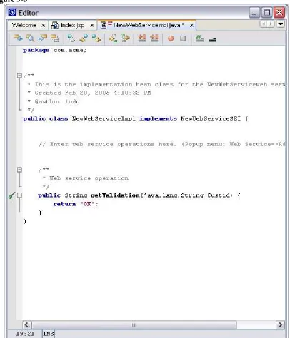 Figure 9-8Adding an operation to a Web service