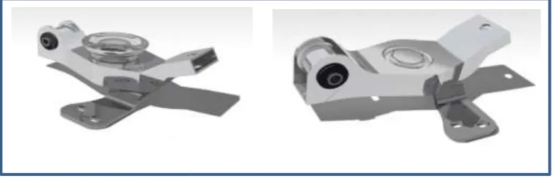 Figure 10: New designed Assembly with & without mounting cap for spring 