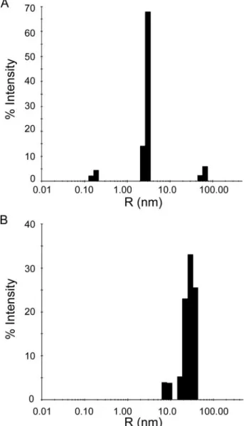 FIGURE 6. Size exclusion chromatography of NS3 supports an oligomeric structure. A, NS3 and NS3h (450 pmol) were injected onto a Bio-Sil SEC 250-5 column (Bio-Rad) in buffer containing 0.1 M potassium phosphate, pH 7.0, 10 m M NaCl