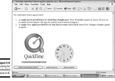 Figure 5-9:Checking for