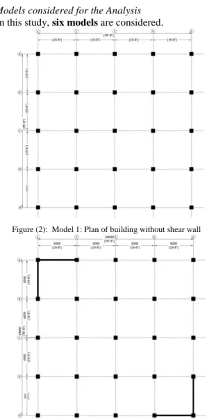 Table II: Thickness of Shear Wall 