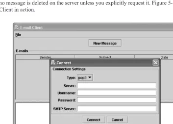 Figure 5-5E-mail Client in action