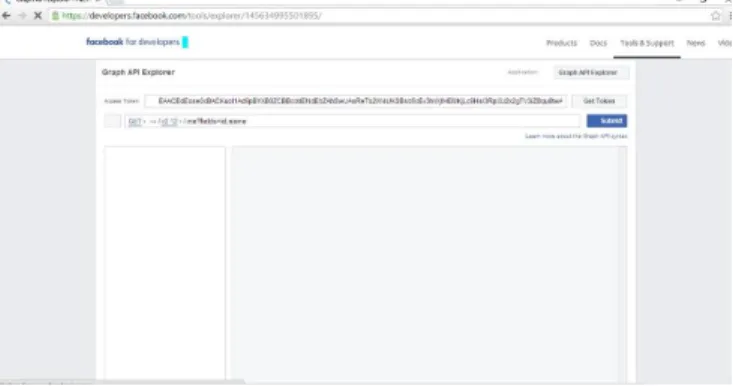 Figure 5: Extraction comments from Facebook API 