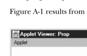 Figure A–1: Reading server properties
