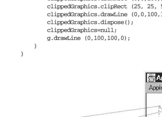 Figure 2–1: Clipping restricts the drawing area